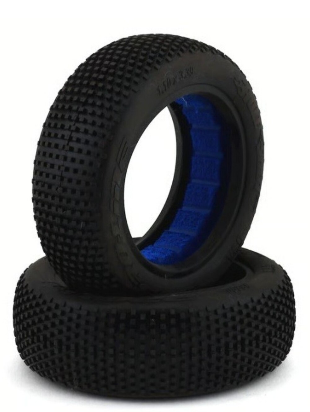 RC Off-Road Buggy Tires with Blue Foam Inserts